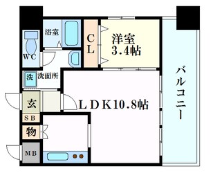 ペルソナ大手町の物件間取画像